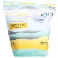 Pure Soaks Bath Therapy Salts - Cleanse & Purify